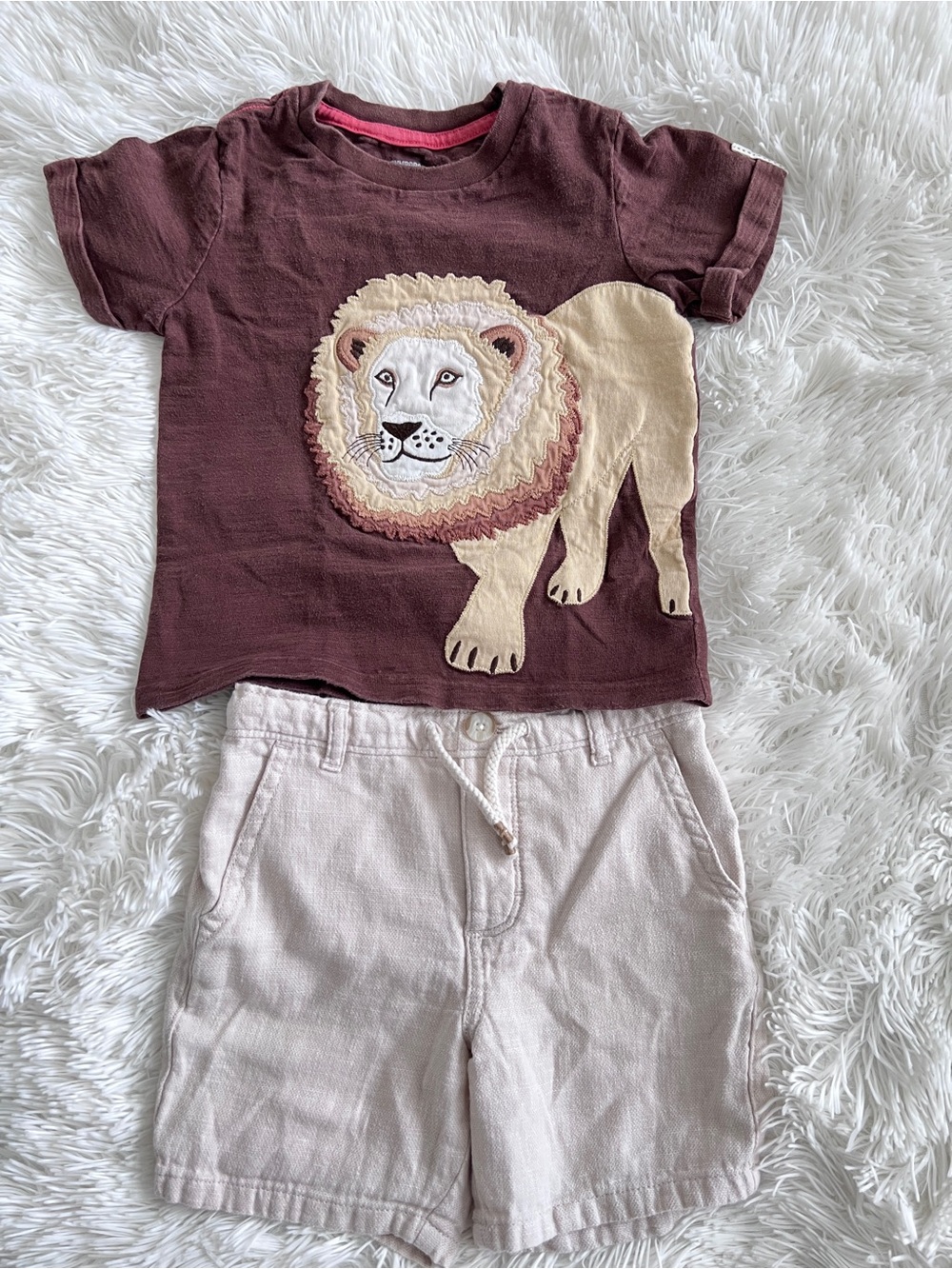 Gymboree Beige Knit-Style Kids Bottoms
